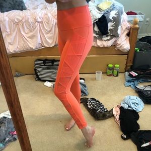 Lululemon orange leggings